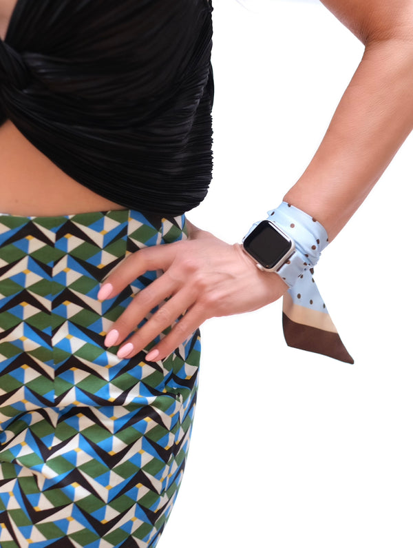 HOLLYWOOD APPLE WATCH SCARF BAND (CONNECTORS INCLUDED)