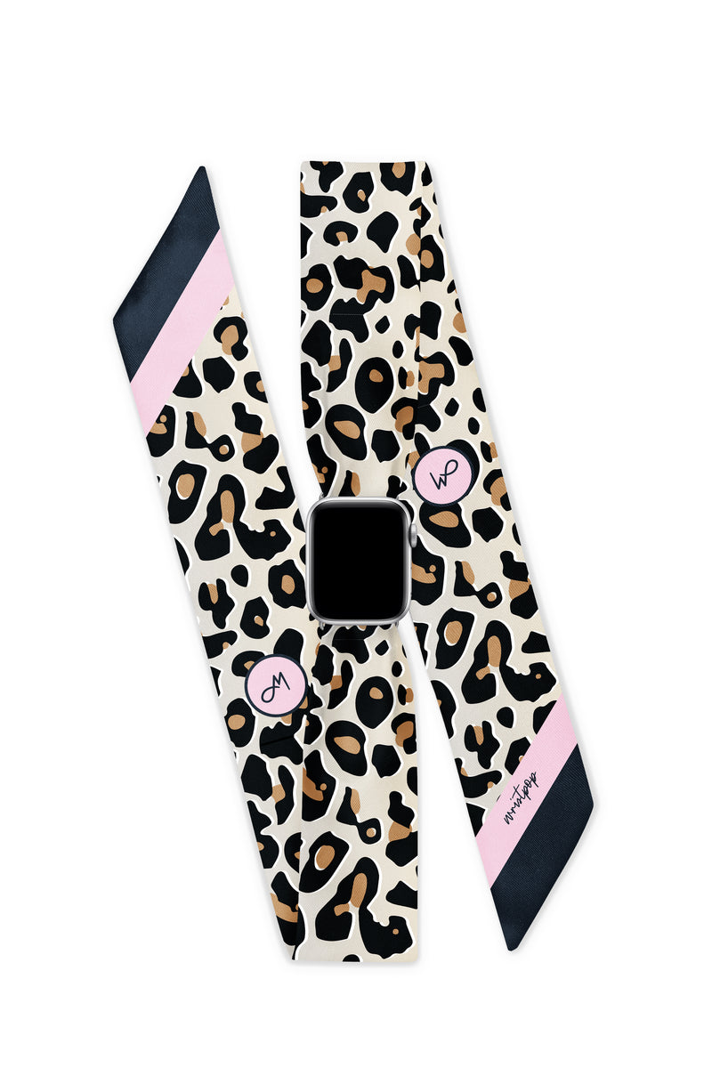 BLONDIE 2 APPLE WATCH SCARF BAND (CONNECTORS INCLUDED)
